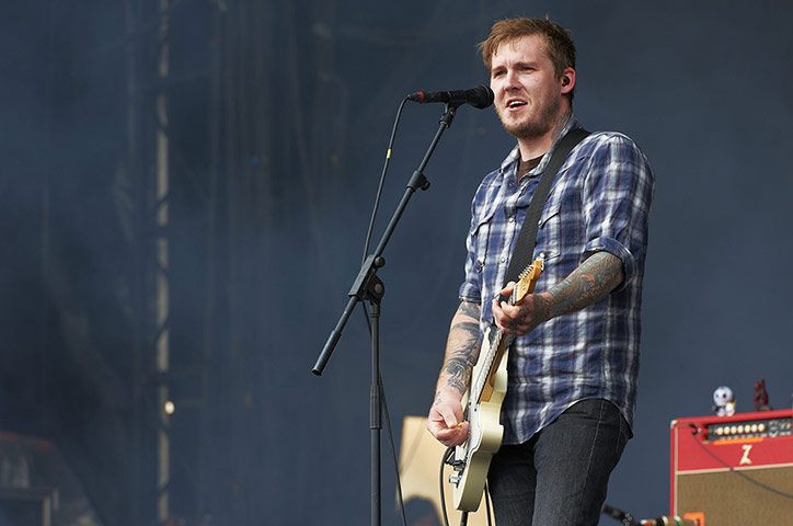 Reading and Leeds : Brian Fallon of The Gaslight Anthem