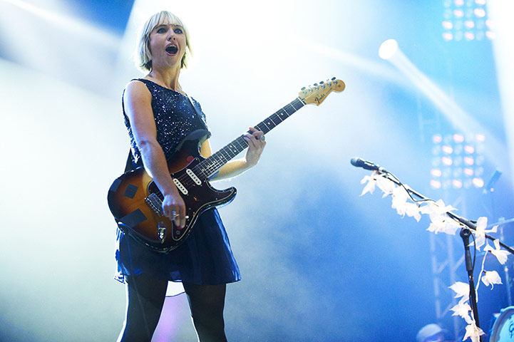 Reading and Leeds : Ritzy Bryan of The Joy Formidable