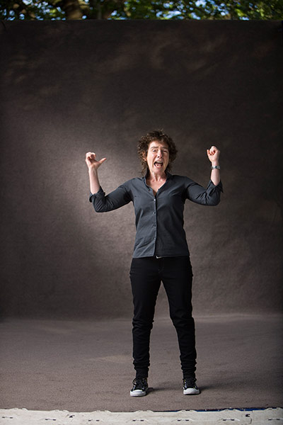 Edinburgh book festival: Jeanette Winterson before speaking about her memoir