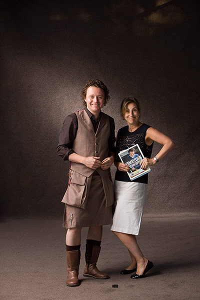 Edinburgh book festival: Tom Kitchen and Kirsty Wark