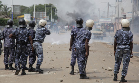 Protest in Lome.