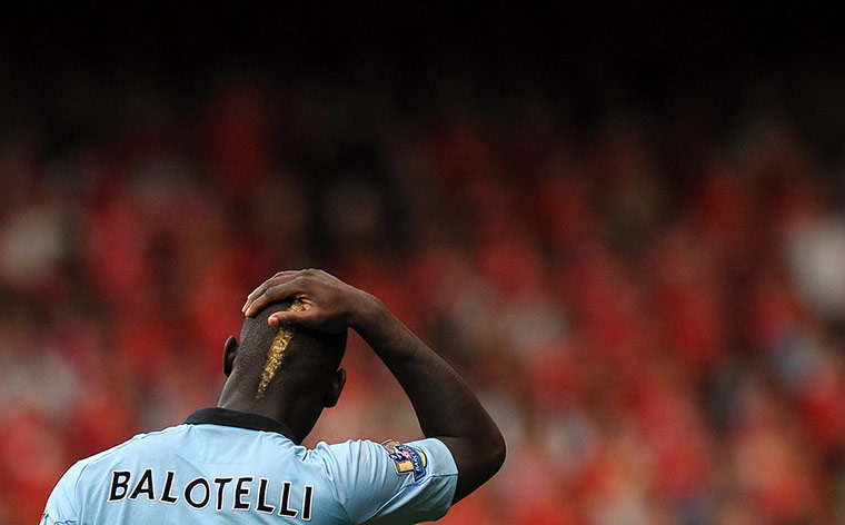 footy: Manchester City's Italian forward Mario