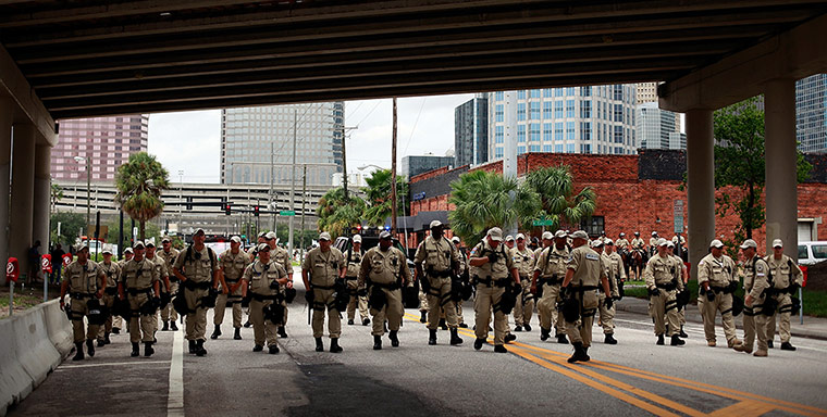 RNC Protest: Law enforcement officers