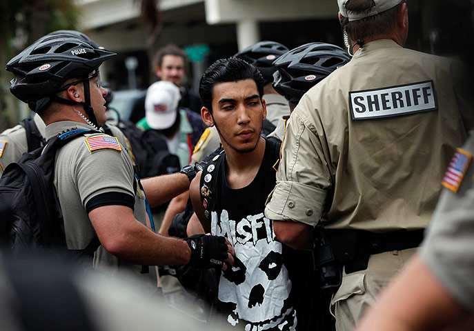 RNC Protest: Protester detained