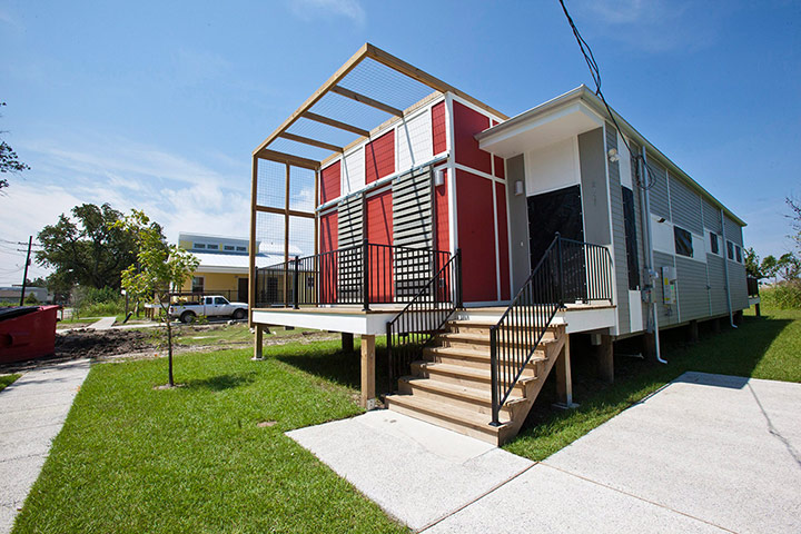 Tropical storm Isaac: Make It Right house