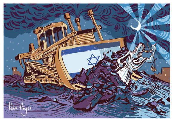 Nick Hayes cartoon on the Rachel Corrie court verdict, guardian.co.uk, Tuesday 28 August 2012 17.25 EDT