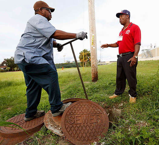 Hurricane Isaac: Closing off valves