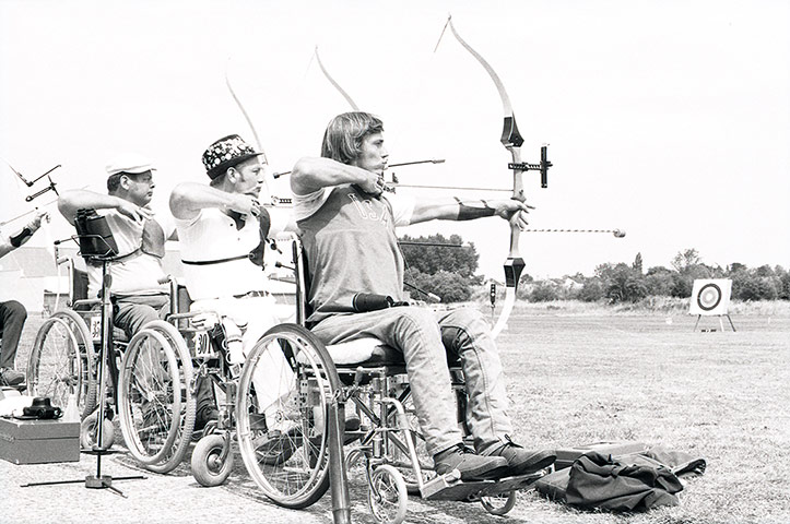 GNM Archive Paralympics: Archery at the Stoke Mandeville Games 1975
