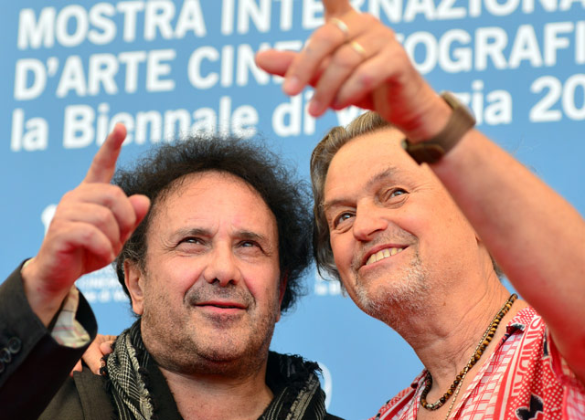 Venice 2012 day 1: US film director Jonathan Demme (R) and