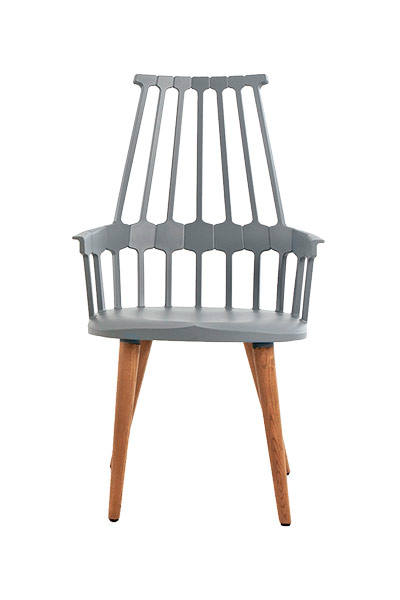 Homes: London Design: Patricia Urquiola’c Comeback chair in grey