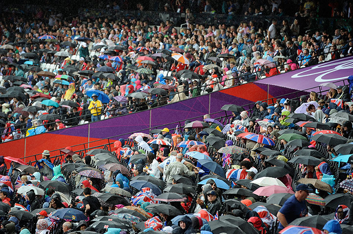 Tom Jenkins: First day of athletics at London 2012 Olympics