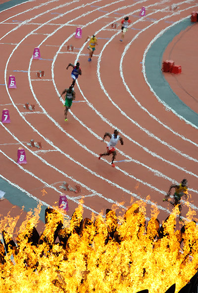 Tom Jenkins: First day of athletics at London 2012 Olympics