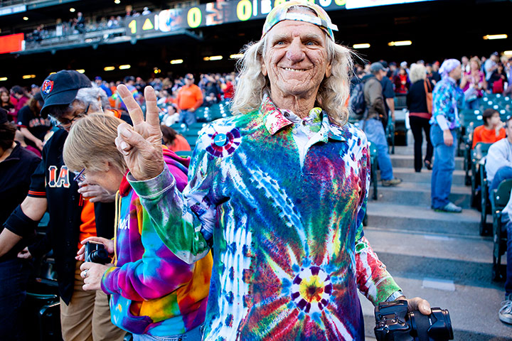 Week in music: A Grateful Dead fan enjoys the music before a baseball game 