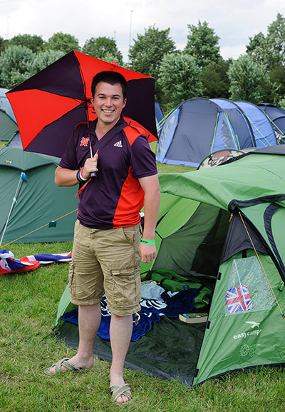 Olympic campers: Webster