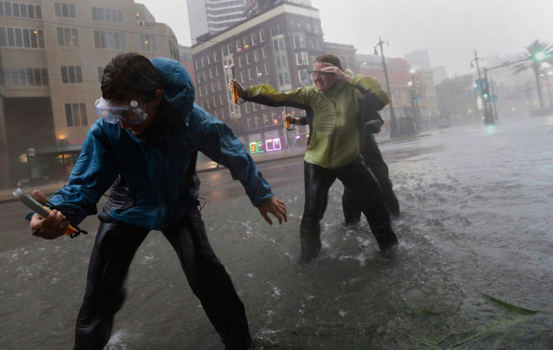 Hurricane Isaac makes landfall in New Orleans