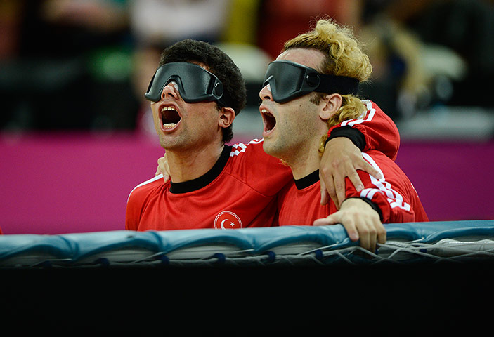 goalball: Paralympics goalball