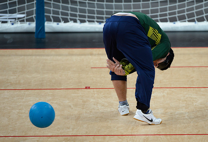 goalball: Paralympics goalball