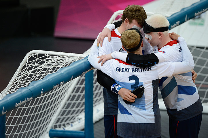 goalball: Paralympics goalball