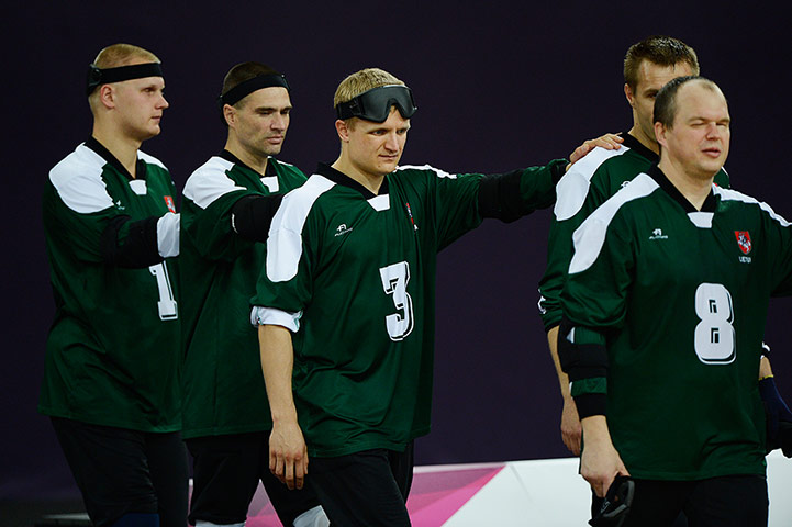 goalball: Paralympics goalball