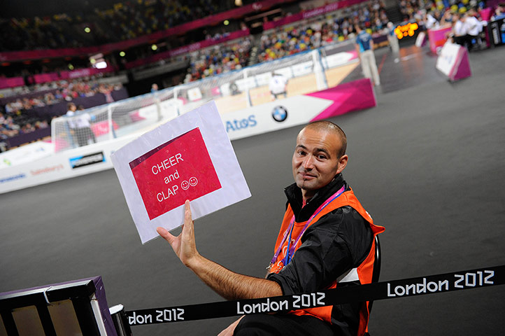 goalball: Paralympics goalball