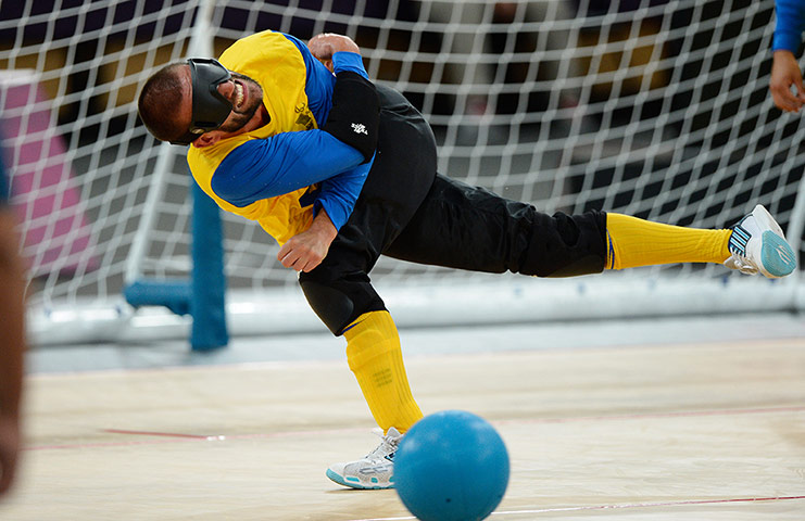 goalball: Paralympics goalball