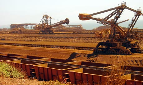 Iron ore price hits 2.5 year low