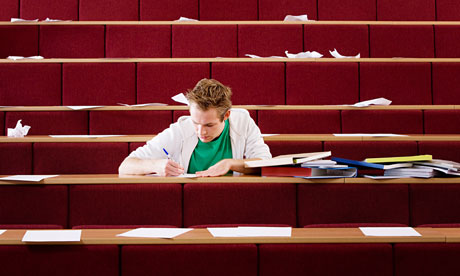 Student at desk