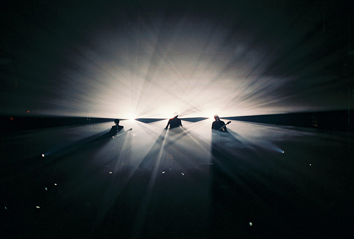 The XX: Live on stage in Los Angeles, USA