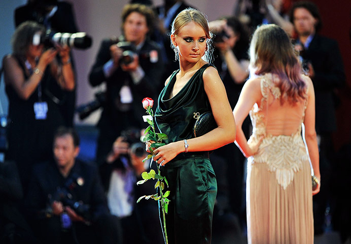 Venice Film Festival: Olga Sorokina and Eleonora Carisi attend the Superstar premiere