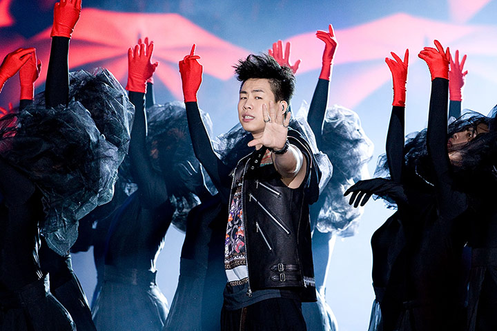 Week in music: Anson Hu performs at the KBS Korea-China music festival on 25 August