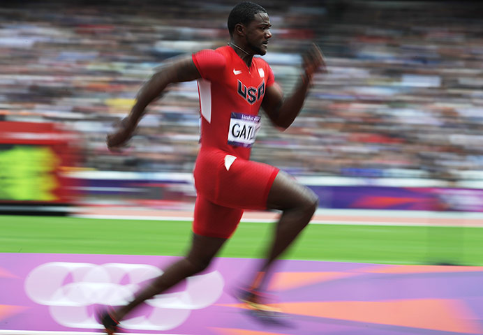 tom jenkins: Justin Gatlin of the USA 