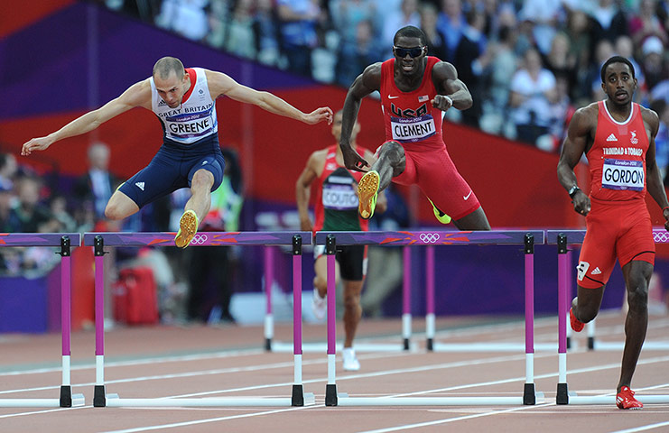 Tom Jenkins 2: Britain's Dai Greene runs in the 400m hurdles heats and qualifies