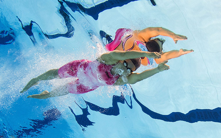 Reflections of swimming: Rebecca Soni of the United States