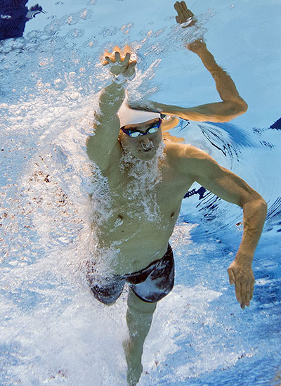 Reflections of swimming: China's Sun Yang - Men's 1500m freestyle