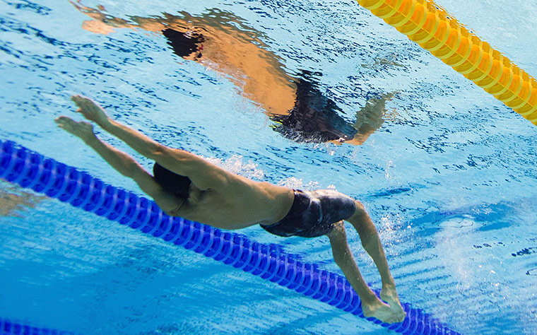 Reflections of swimming: Japan's Irie Ryosuke - Men's 200m backstroke