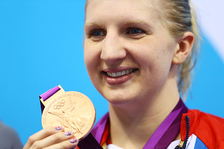 Team GB medals: Rebecca Adlington took bronze in the women's 800 metre freestyle 