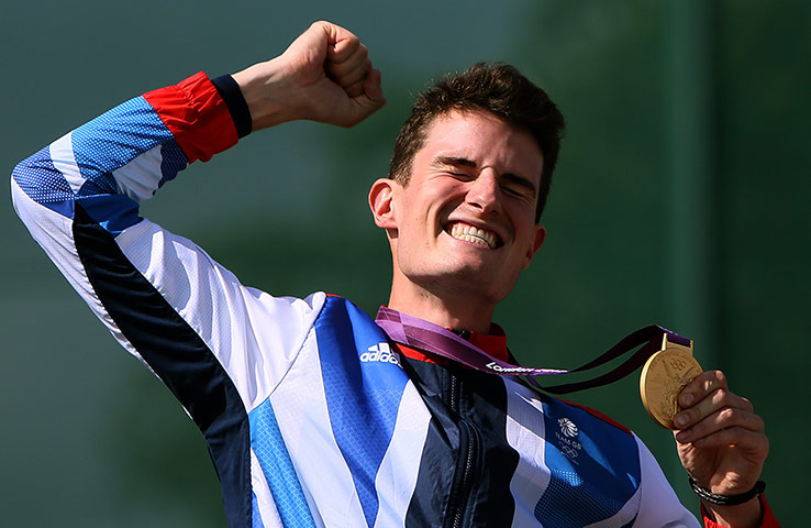 Team GB medals: Peter Robert Russell Wilson took gold in the men's shooting double trap