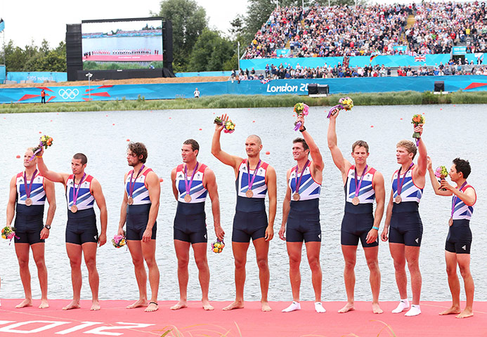 Team GB medals: Men's eight rowing gold medalists