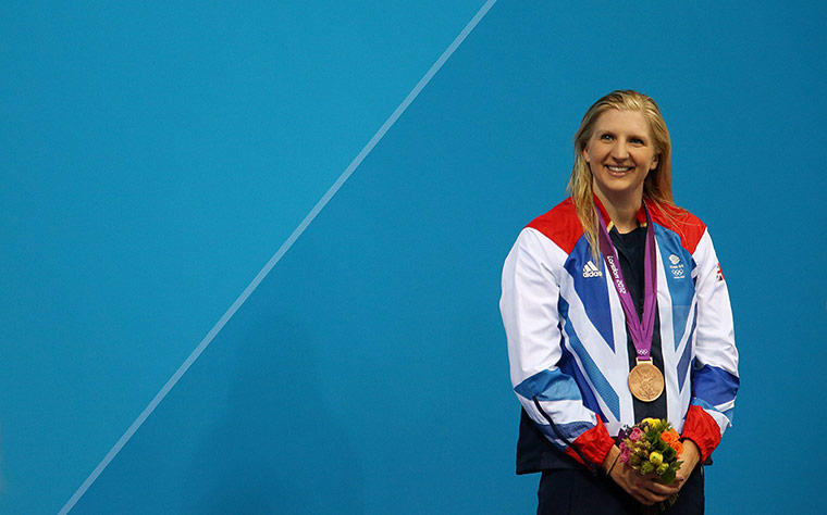 Team GB medals: Rebecca Adlington took bronze in the women's 400m freestyle