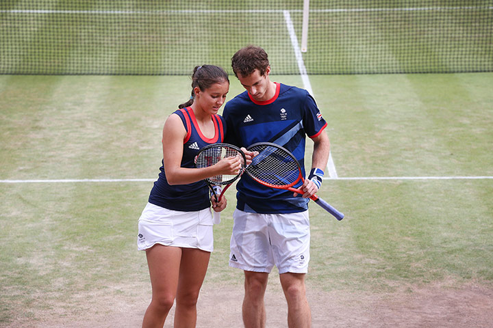 Team GB Medals: Murray and Robson get silver in the tennis in the mixed doubles