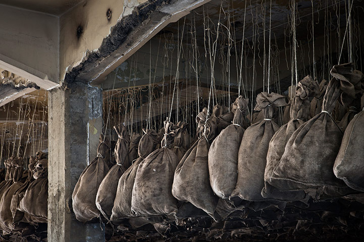 Manifesta 9: Coal Sack Ceiling homage to Marcel Duchamp