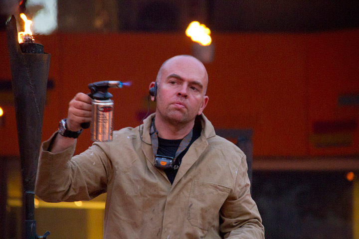 CameraClub: Sabine Thoele: 1. Throwing flames