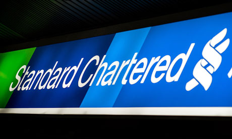 The logo of Standard Chartered bank