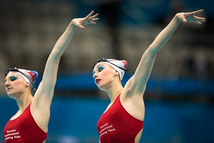 Synchronised duets: Russian duet