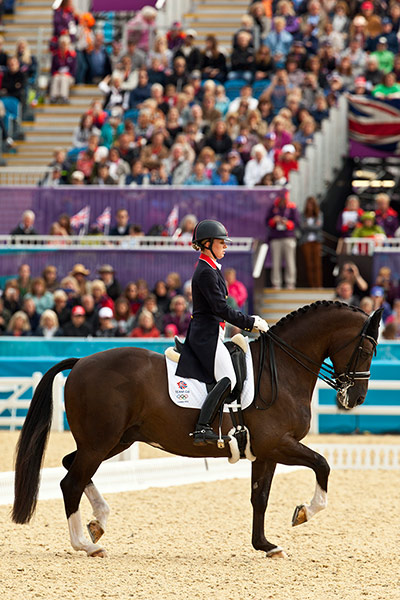 London 2012: Dressage: Charlotte Dujardin