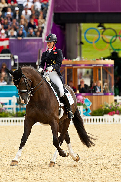 London 2012: Dressage: Charlotte Dujardin