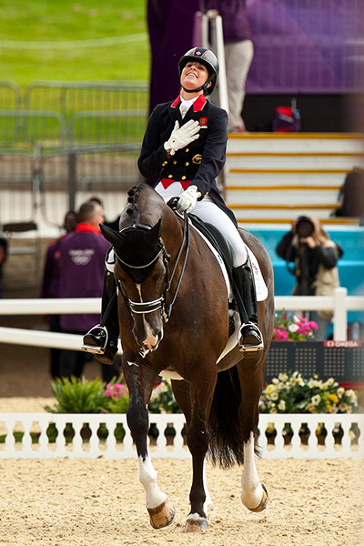 London 2012: Dressage: Charlotte Dujardin 