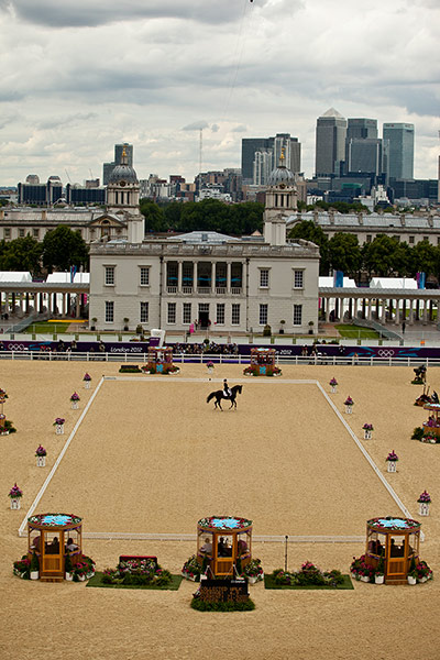 London 2012: dressage: Dressage arena