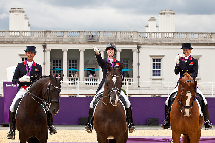 London 2012: Dressage: Team GB medal