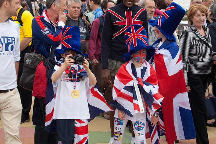 Union Jack fashion 2012: Union Jack fashion at Olympic games 